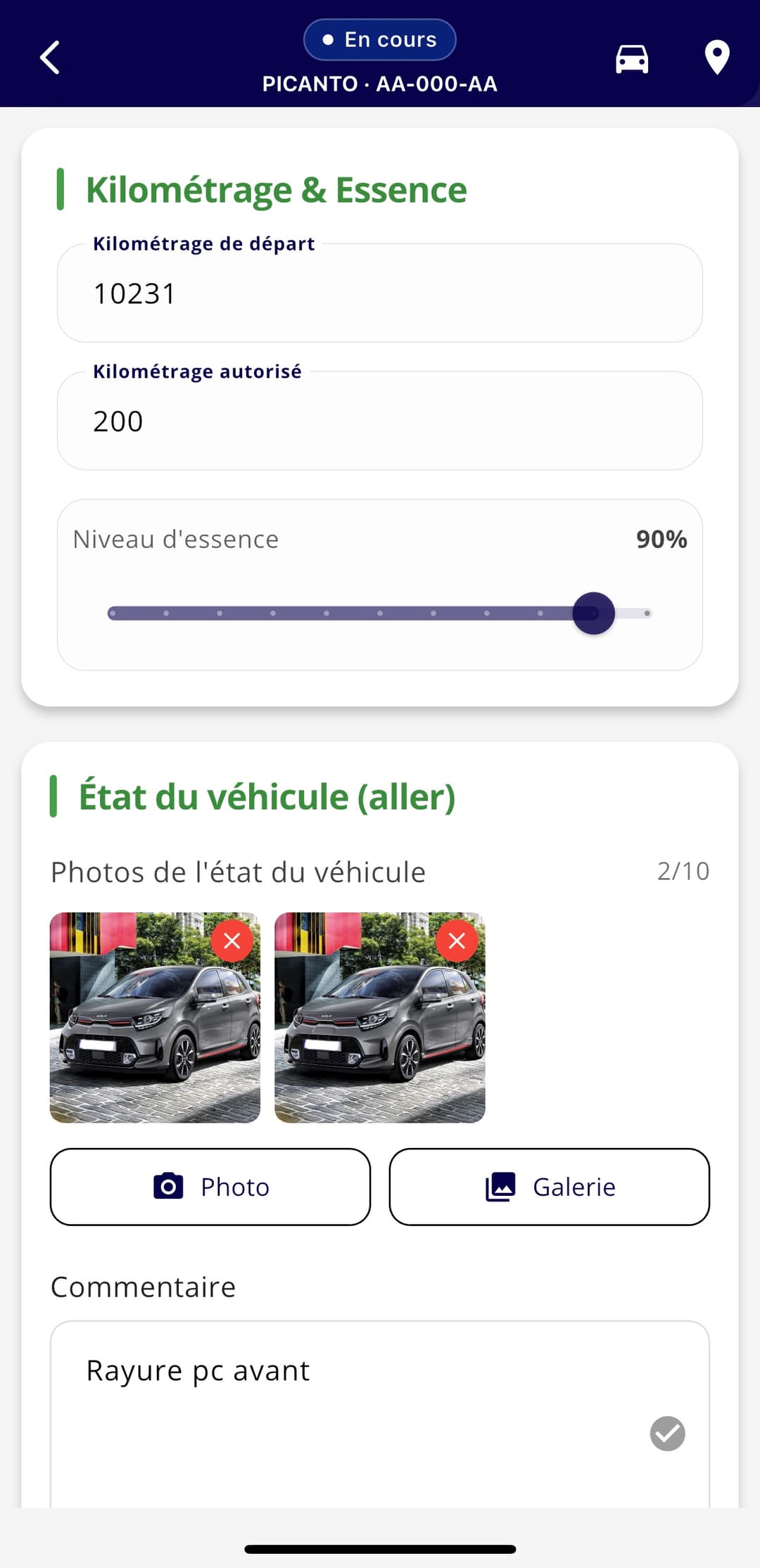 Module d'état des lieux digital